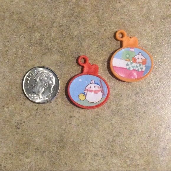 Two Cute Little Molang Charms - Picture 3 of 3